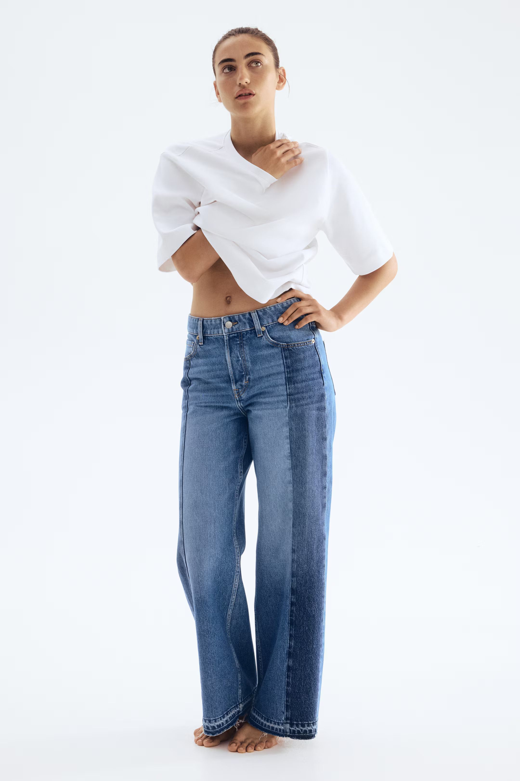 Wide Regular Jeans | H&M (UK, MY, IN, SG, PH, TW, HK)