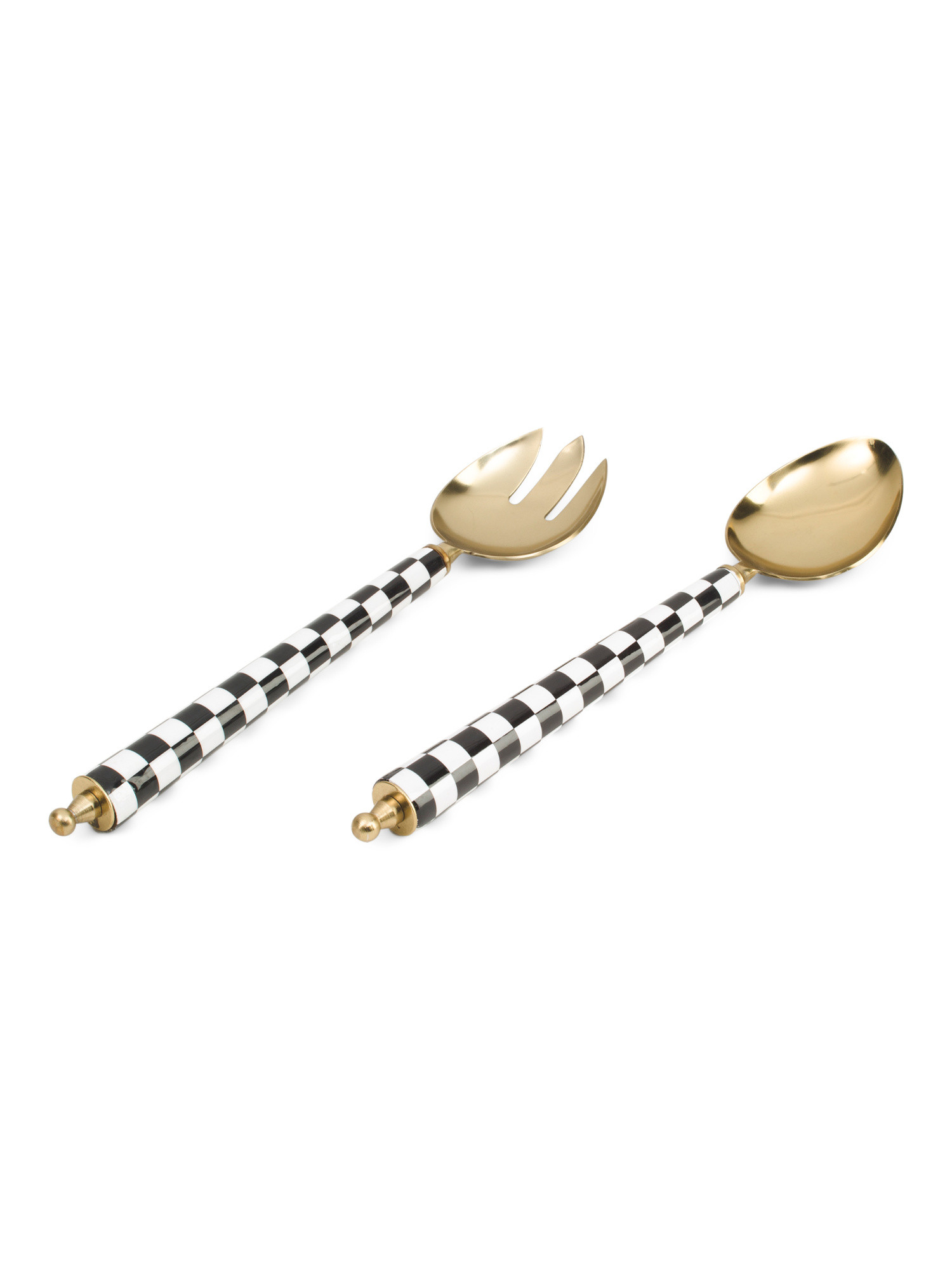 Set Of 2 Checkered Salad Servers | Mother's Day Gifts | Marshalls | Marshalls