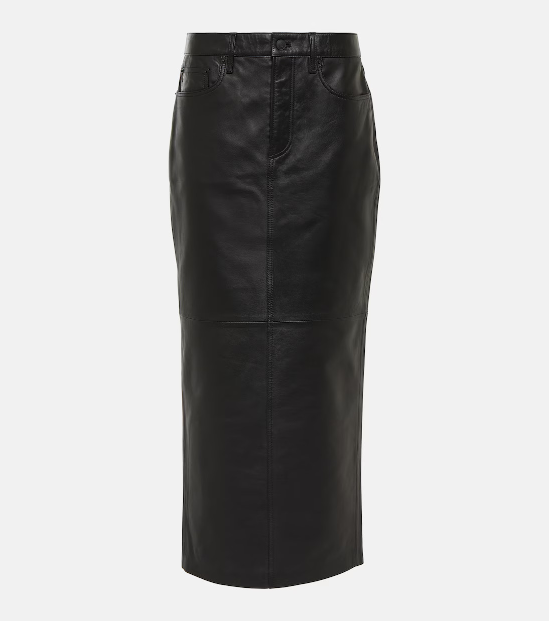 Back-slit leather maxi skirt | Mytheresa (UK)