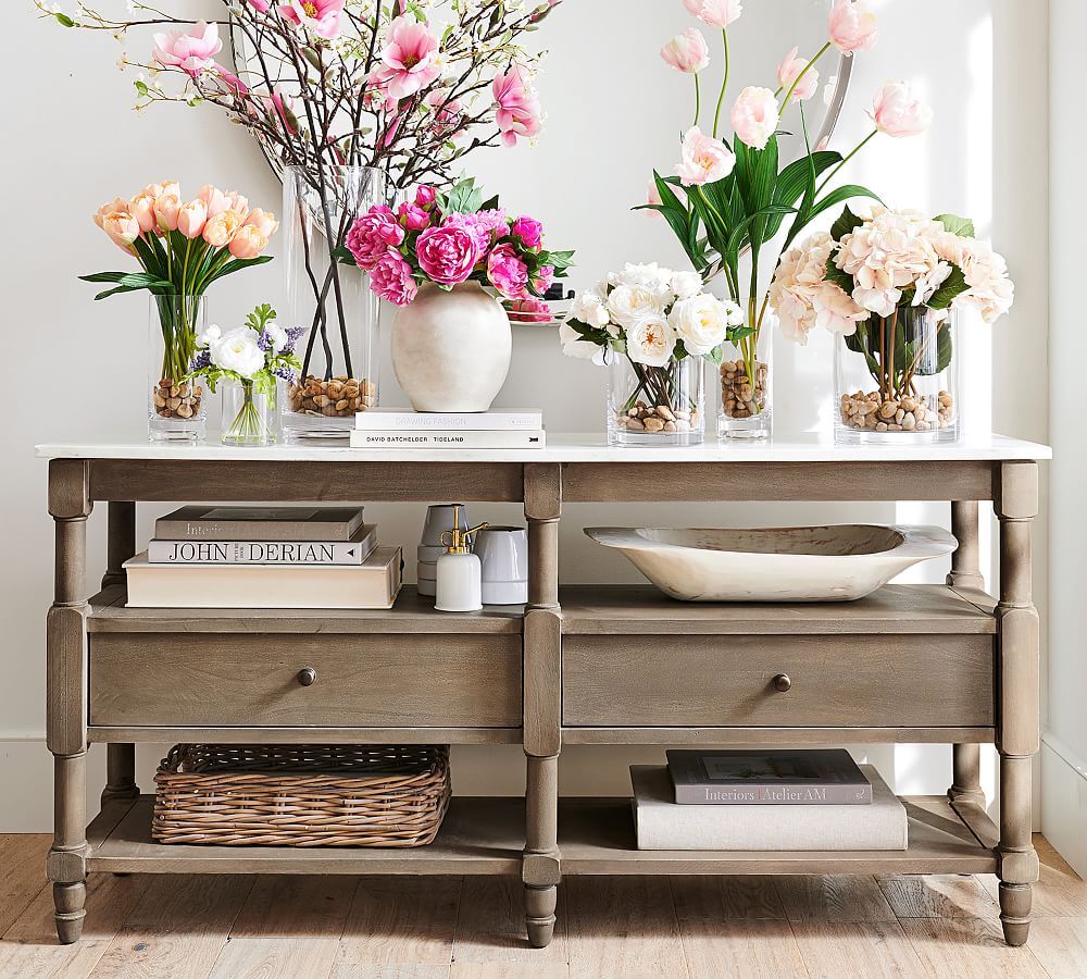 Alexandra Marble Console Table (65") | Pottery Barn (US)