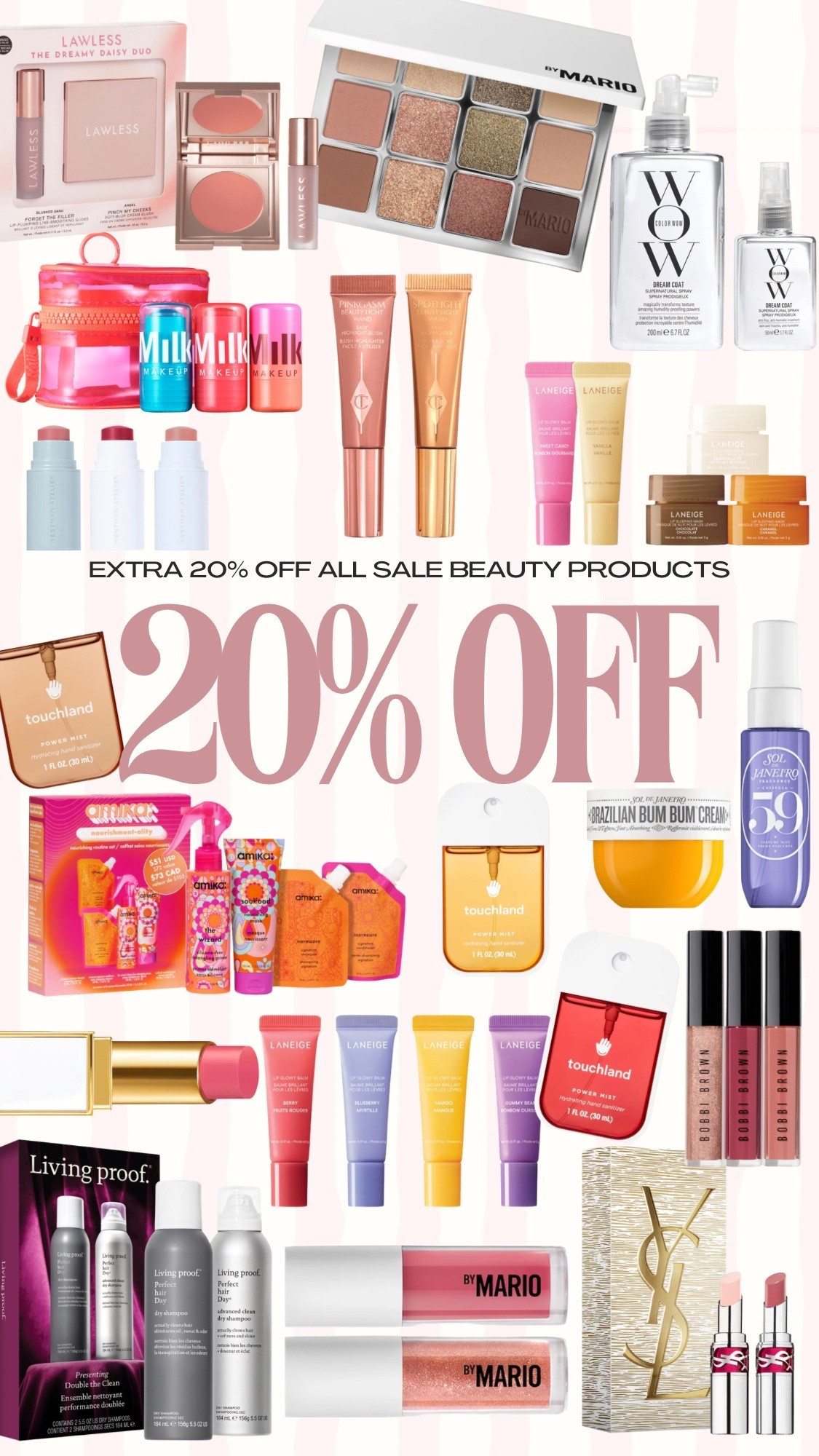 All of these beauty products are on SALE right now, but you can take an ADDITIONAL 20% OFF at checkout with code: BONUS20

#LTKgrwm #LTKSaleAlert #LTKBeauty