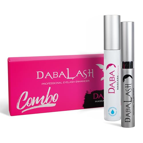 DABALASH Waterproof Combo – Professional Eyelash & Brow Strengthener & Waterproof Mascara – Give Your Own Lashes A Longer, Fuller, & Thicker Look – 0.18 oz & 0.45 oz | Amazon (US)
