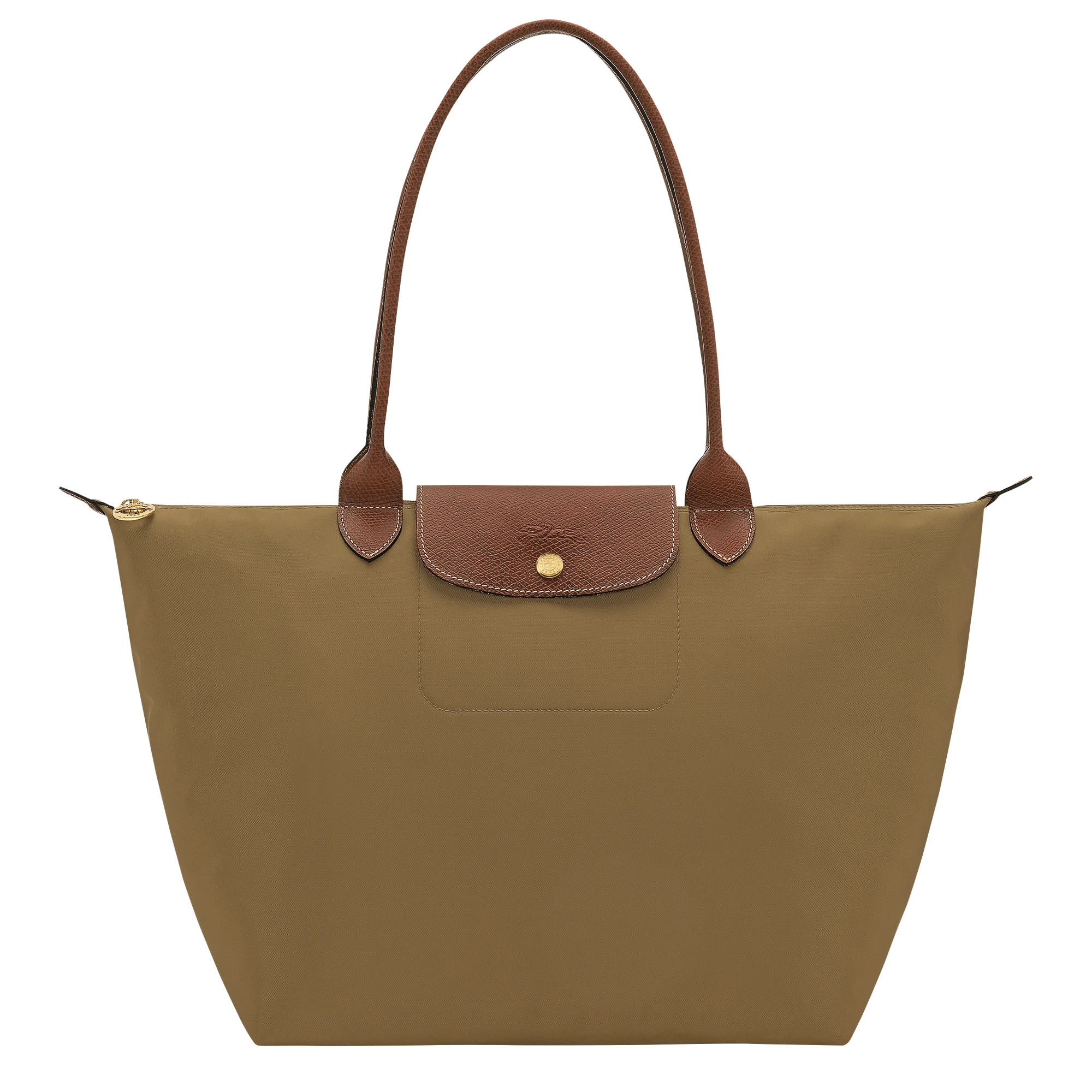 Le Pliage Original L Tote bag Olive - Recycled canvas | Longchamp CA | Longchamp