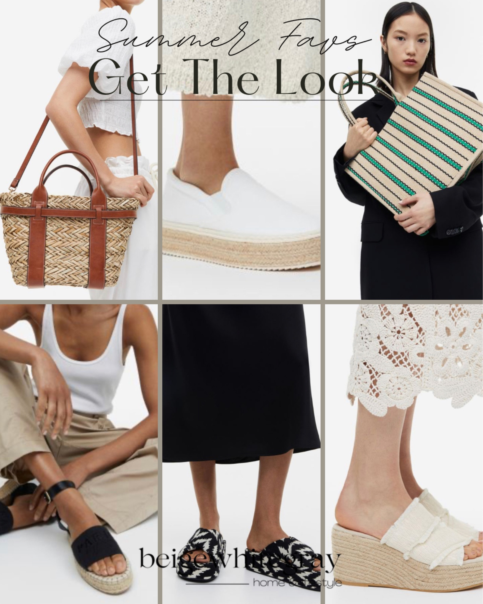 H&M summer finds! The cute bags are perfect for summer and so are the shoes!! Be fashionable this summer with these affordable summer fashion finds. 

#LTKSeasonal #LTKunder50 #LTKFind