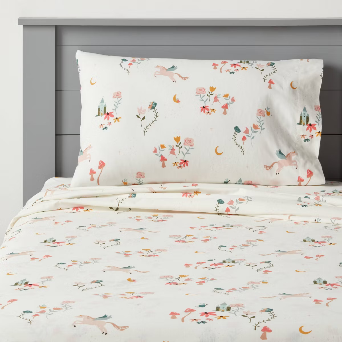 Full Pegasus Cotton Kids' Sheet Set - Pillowfort™ | Target