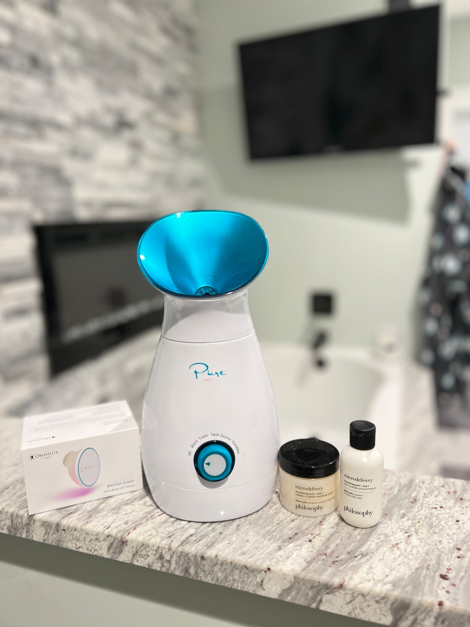 Self care favorites after a long day. Face steamer, resurfacing peel, and red light acne spot treatment. 

#LTKOver40 #LTKSaleAlert