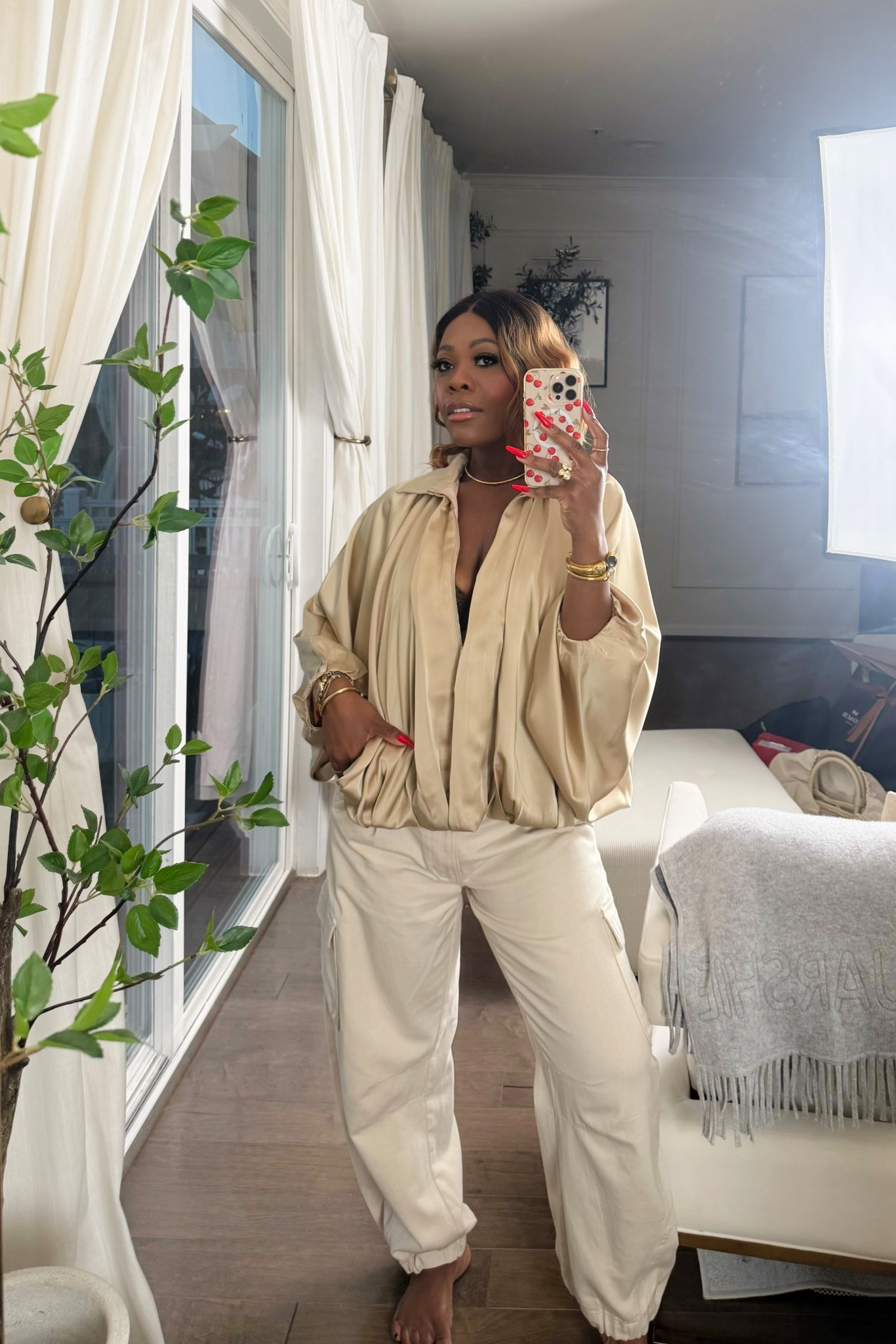 I am so loving this satin top / jacket . It’s super fun and comes in different colors.
I love that you can wear it as jacket or a top.
It’s so chic and on sale under $40
It’s a bit oversized and I’m wearing a Medium 

#LTKMidsize #LTKSaleAlert #LTKSeasonal