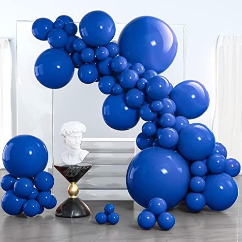 PartyWoo Royal Blue Balloons, 100 pcs Blue Balloons Different Sizes Pack of 36 Inch 18 Inch 12 In... | Amazon (US)
