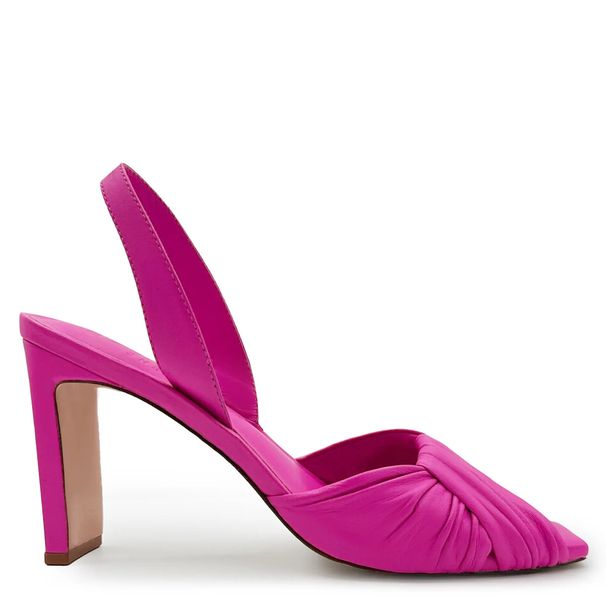 Skyler High-Heeled Wrapped Nappa Leather Sandal | DANIELLA SHEVEL, LLC