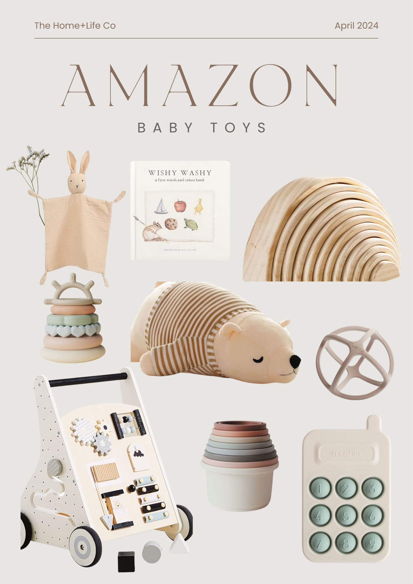 My favorite baby and toddler toys as they grow! From books, to cups, to walkers and more, these neutral toys are used daily!

#LTKGiftGuide #LTKbaby #LTKkids