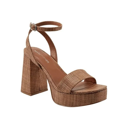 Marc Fisher Womens Sadel Woven Block Heel Platform Sandals | Walmart (US)