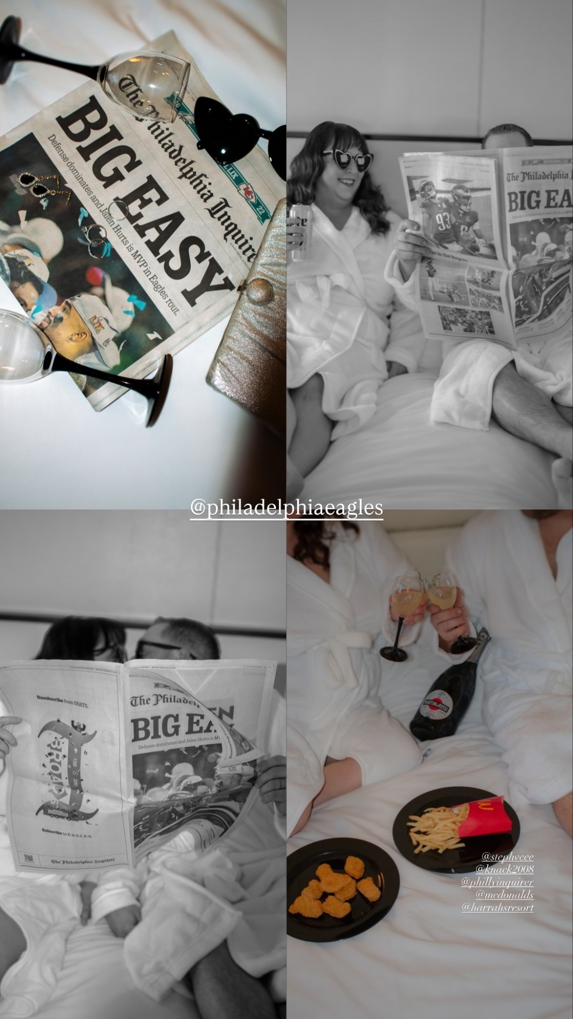 @philadelphiaeagles  @stephveee 
@knack2008 
@phillyinquirer 
@mcdonalds 
@harrahsresort

#LTKWedding #LTKFallSale #LTKSeasonal