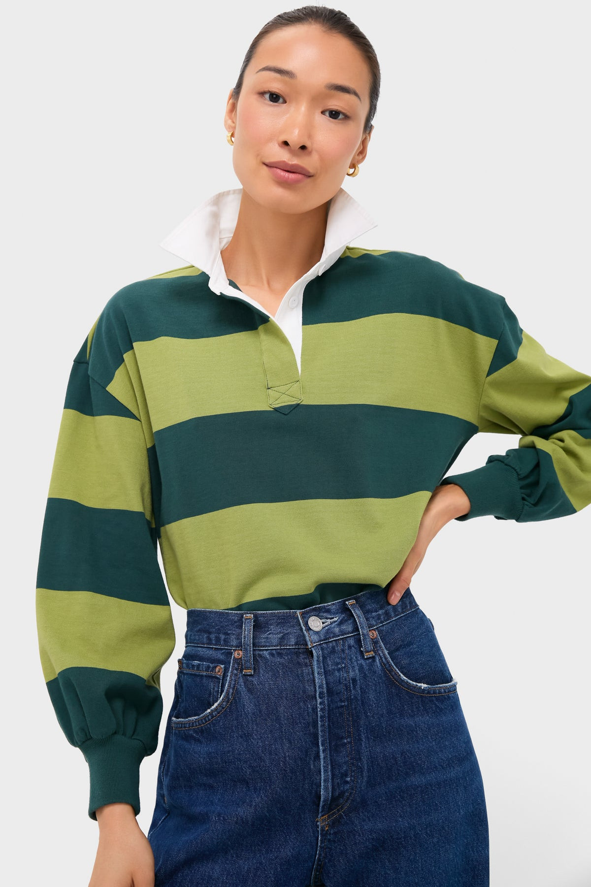 Pink and Winetasting Stripe Swiftie Rugby Polo | Tuckernuck (US)