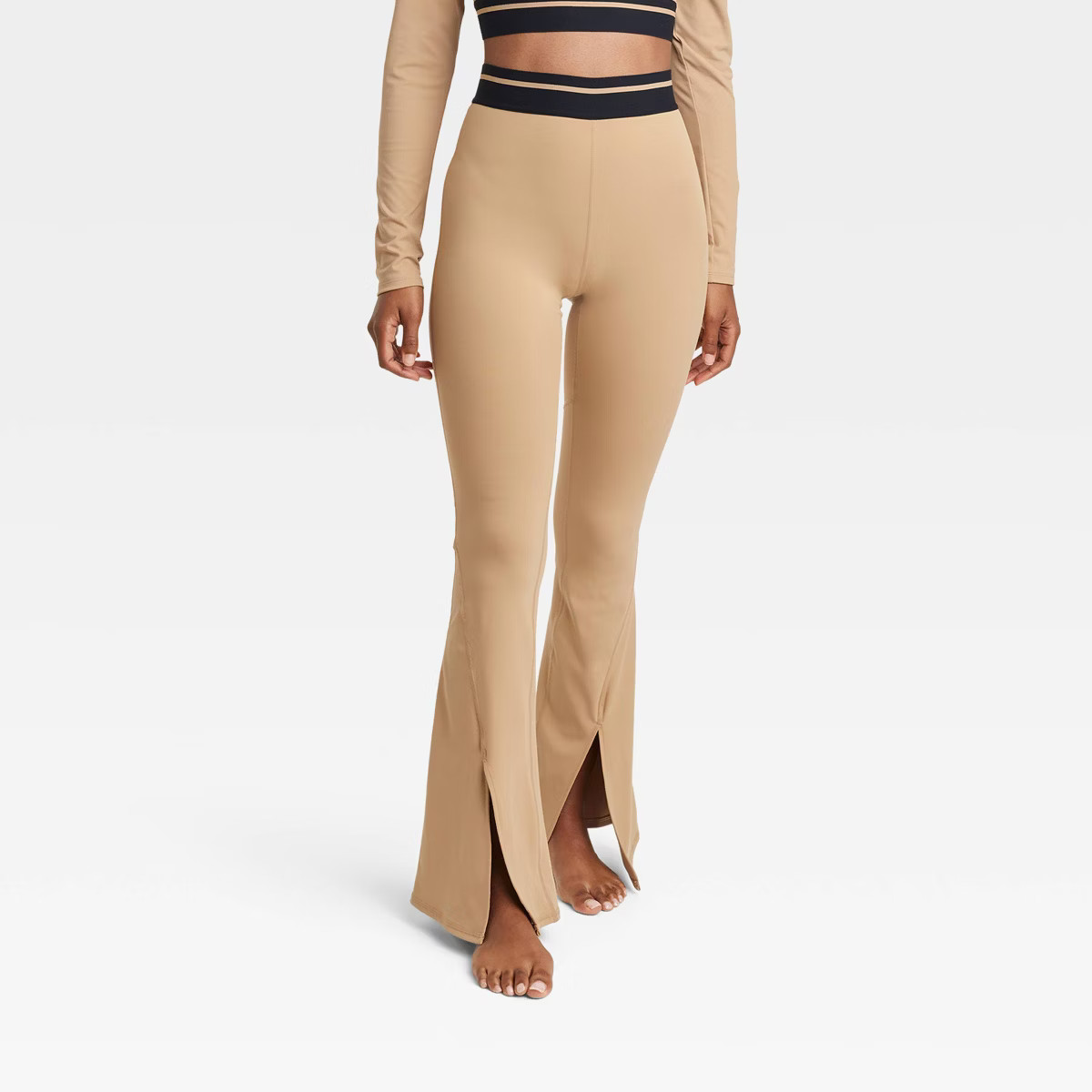 Women's High-Rise Split Flare Leggings - JoyLab™ | Target