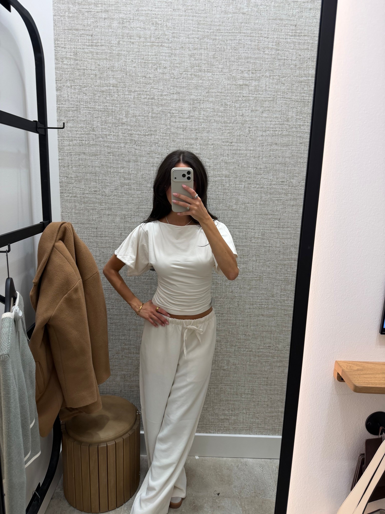 The perfect everyday elevated tee!! I’m wearing size xs in the top. Pants are m

#LTKgrwm #LTKWorkwear #LTKootd