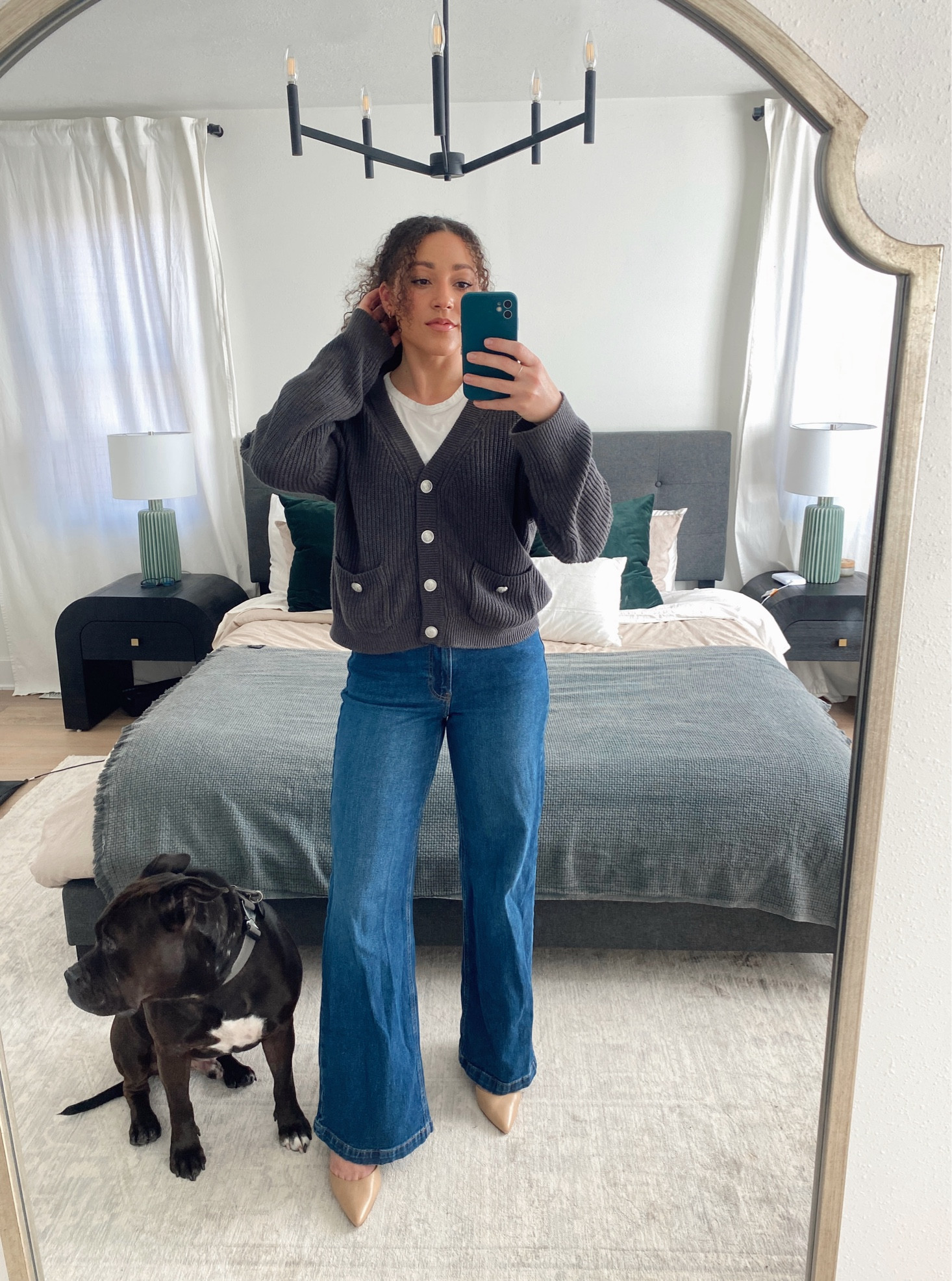 The perfect layered combo of laid back and put together for the work day! This sweater was one of the best purchases and I’m loving a pointed flat or kitten heel with wide leg jeans! 😍

#LTKFindsUnder50 #LTKSaleAlert #LTKWorkwear