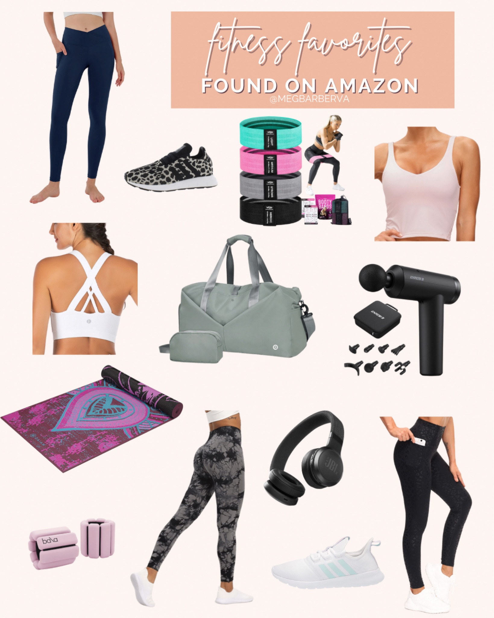 Fitness and workout gear favorites from Amazon 
#fitnessfinds #amazonfitnessfinds #founditonamazon #gymfits #workoutclothes #workoutleggings 

#LTKfit #LTKFind