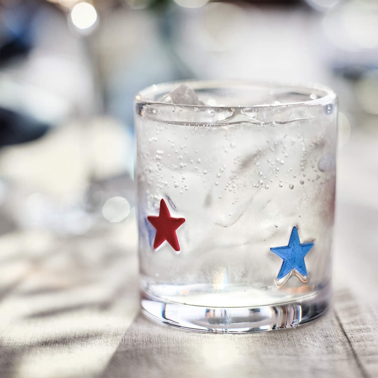 Star Icon 15-Oz. Double Old-Fashioned Glass + Reviews | Crate & Barrel | Crate & Barrel