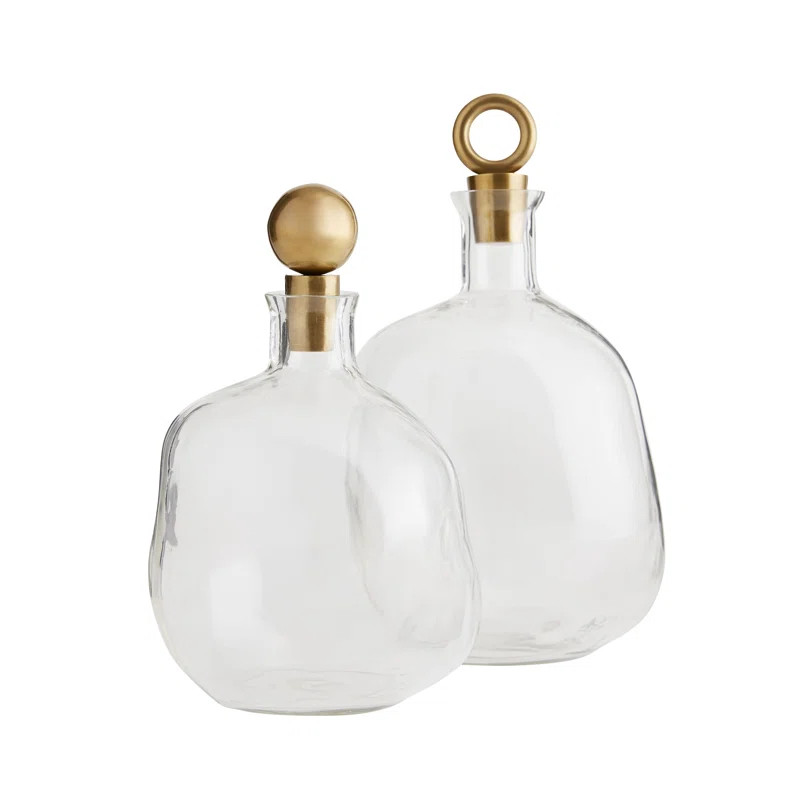 Frances 2 Piece Whiskey Decanter Set (Set of 2) | Wayfair North America