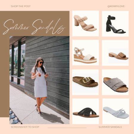 Summer is HEATING UP in Atlanta 🥵🥵 One of my fave ways to tie together an easy breezy outfit is cute sandals. Shop now! 

#LTKSeasonal #LTKshoecrush #LTKstyletip