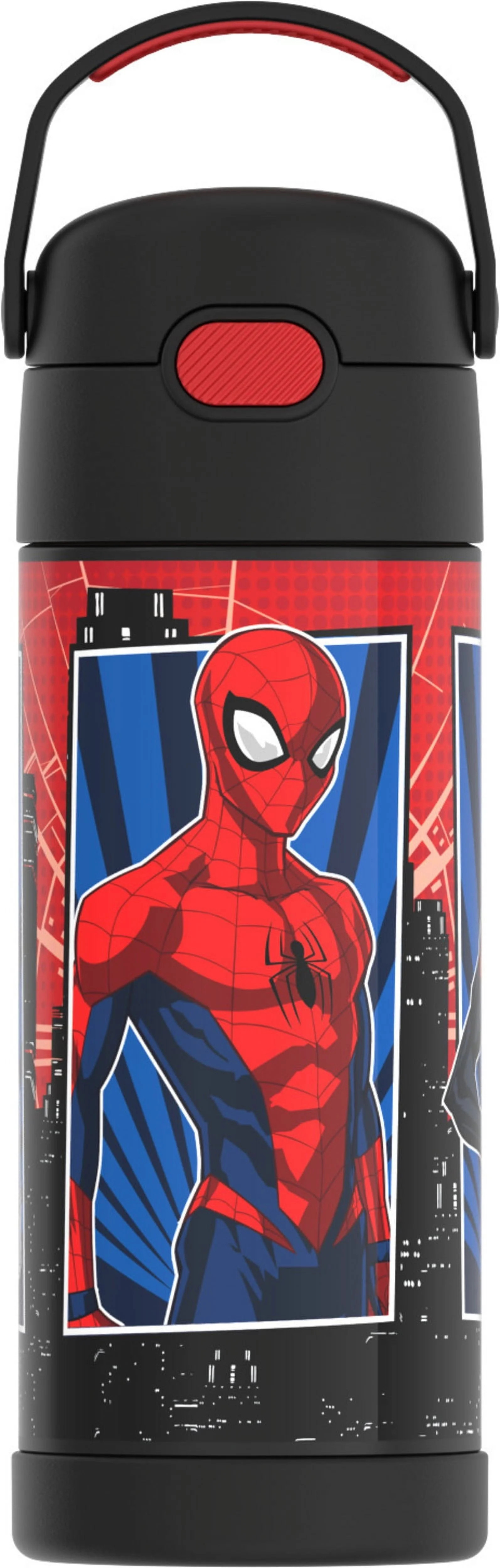 Thermos Stainless Steel Funtainer Water Bottle with Straw, Spiderman, 14 Fluid Ounces | Walmart (US)
