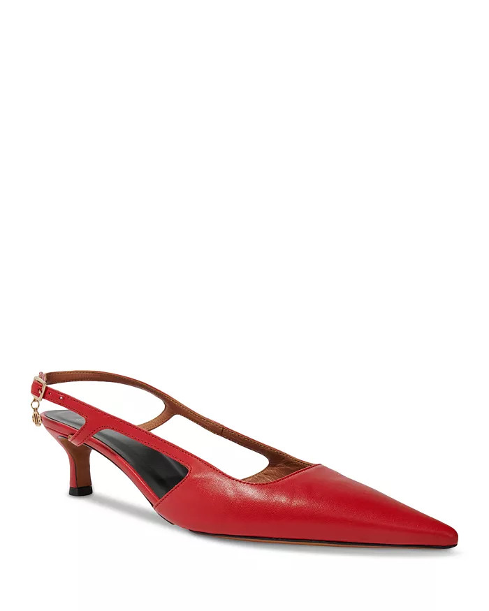 Women's Fayna Pointed Toe Mid Heel Slingback Pumps | Bloomingdale's (US)