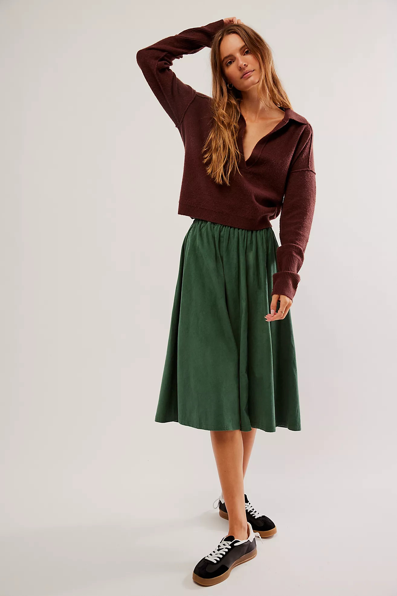 We The Free Cord Full Skirt | Free People (Global - UK&FR Excluded)
