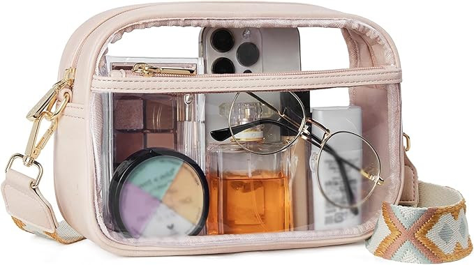 BOSTANTEN Clear Purses for Women Stadium Approved Clear Bags Small Crossbody Bags Trendy for Conc... | Amazon (US)