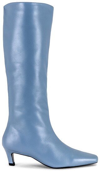 Vixon Heeled Boot in Steel Nappa | Revolve Clothing (Global)