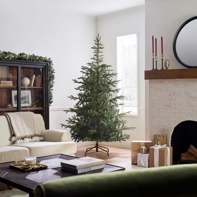 7.5' H Green Spruce Christmas Tree | Wayfair North America