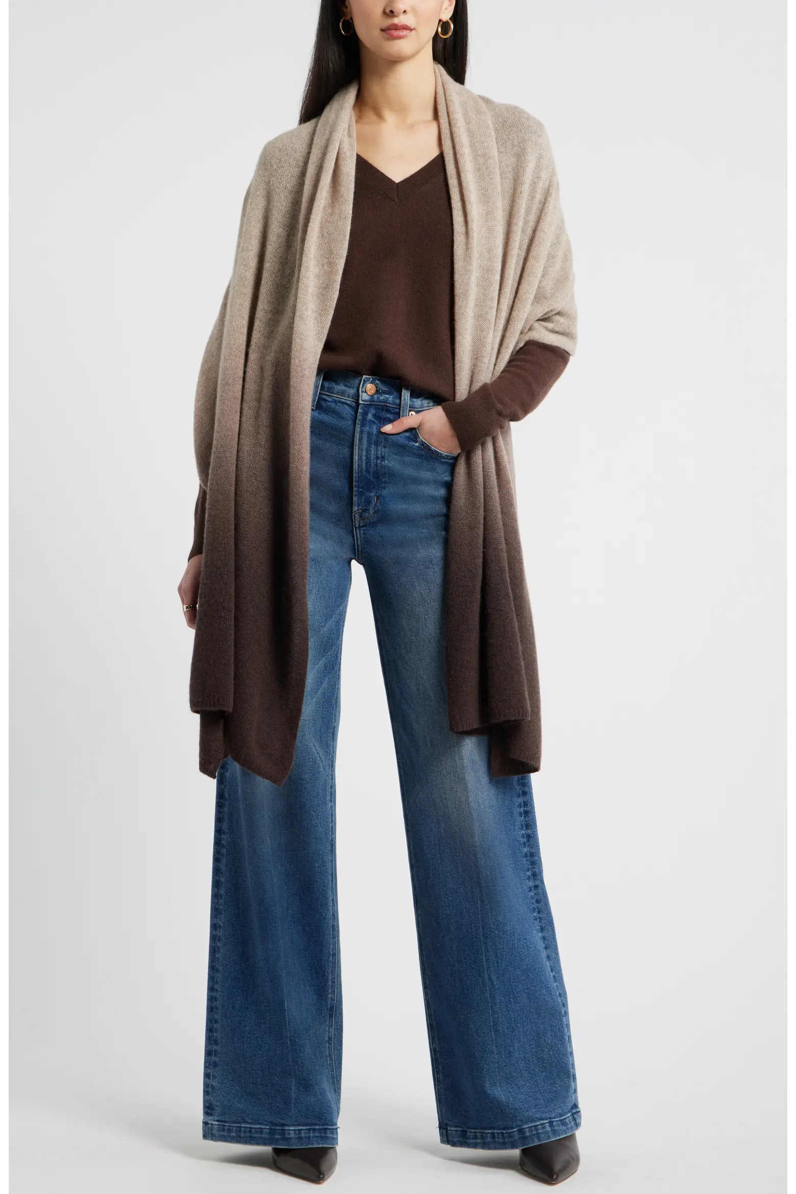 Ombré Cashmere Wrap (Women) | Nordstrom | Nordstrom