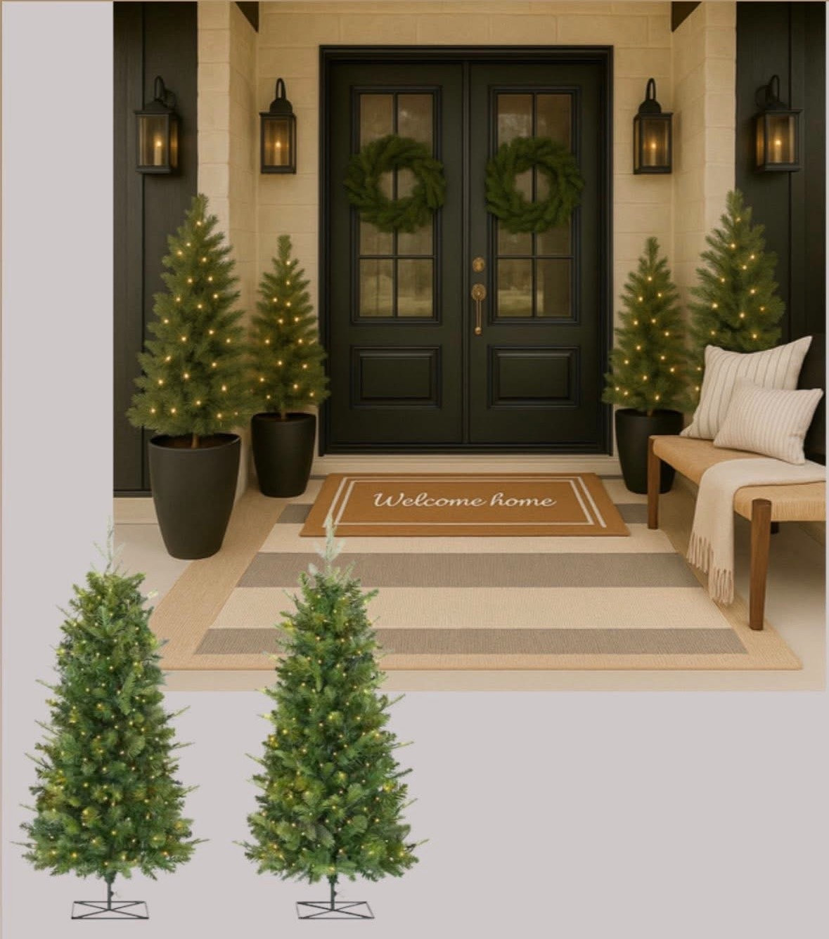 Viral twinkle indoor / outdoor trees 75% off!!!!!! Only $12 each!!! Was $100 for set 🤯🚨🤯🚨

#LTKSeasonal #LTKHome #LTKHoliday