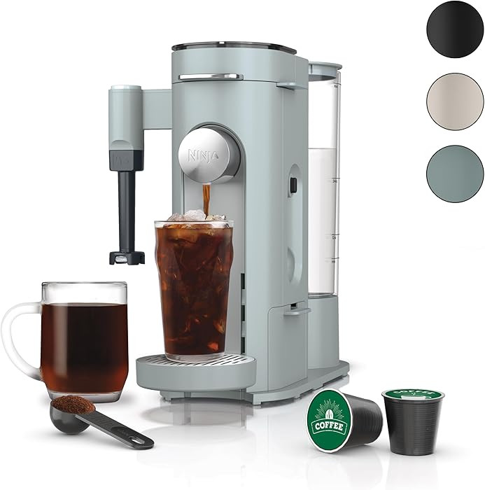 Ninja Pods & Grounds Specialty Single-Serve Coffee Maker, K-Cup Pod Compatible, Built-In Milk Fro... | Amazon (US)