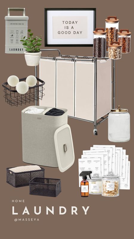 Laundry room favorites! We love these lidded hampers- they have two compartments to separate laundry!

Laundry room, laundry organization, home, new home, storage 

#LTKhome #LTKfindsunder100