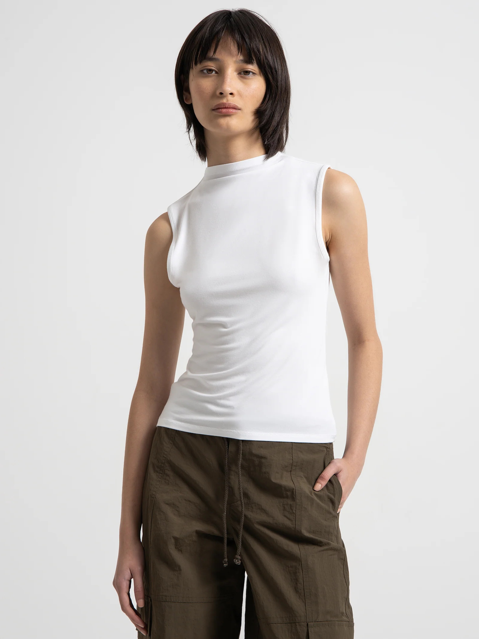 Beyond Her - Ambroise Tank in White | Glue Store (Australia & NZ)