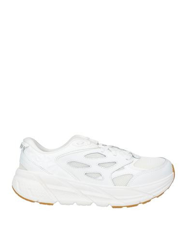 Hoka U Clifton L Athletics Man Sneakers White Size 12 Leather, Textile fibers | YOOX (US)