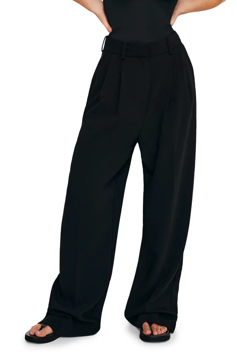Good American Luxe Suiting Wide Leg Pants | Nordstrom | Nordstrom