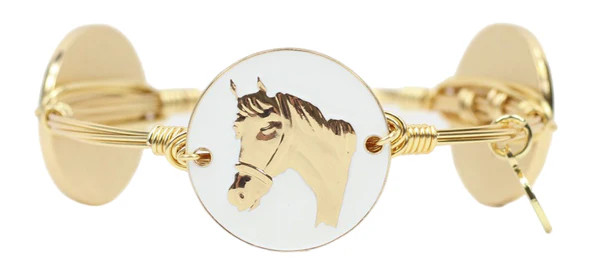 The White Horse Bangle Bracelet | Bourbon and Boweties