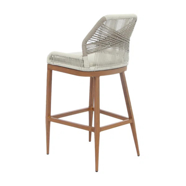 Bess Patio Bar Stool with Cushion | Wayfair North America