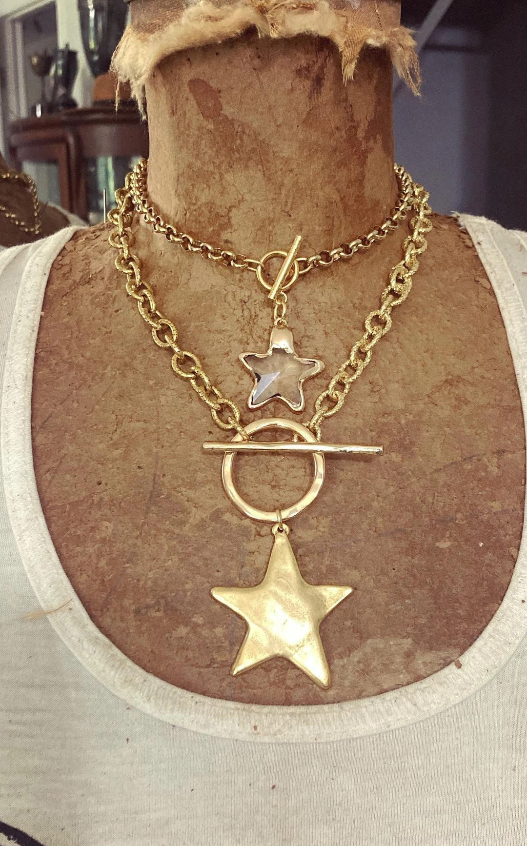 Star Pendant Necklace, Large Star Pendant Necklace, Small Star Pendant Necklace, Big Dipper Neckl... | Etsy (US)