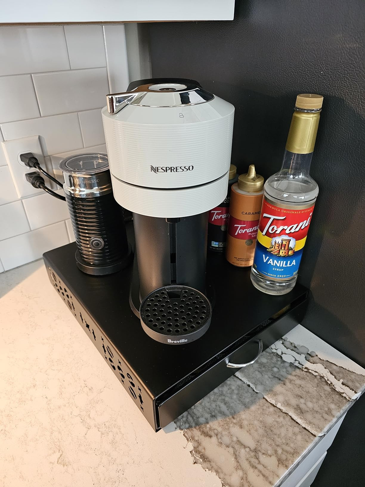 Nespresso Vertuo Next Coffee and Espresso Maker by Breville, with Aeroccino Milk Frother, Light G... | Amazon (US)