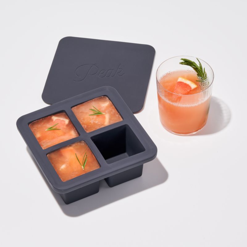 Peak Extra-Large Ice Cube Tray + Reviews | Crate & Barrel | Crate & Barrel