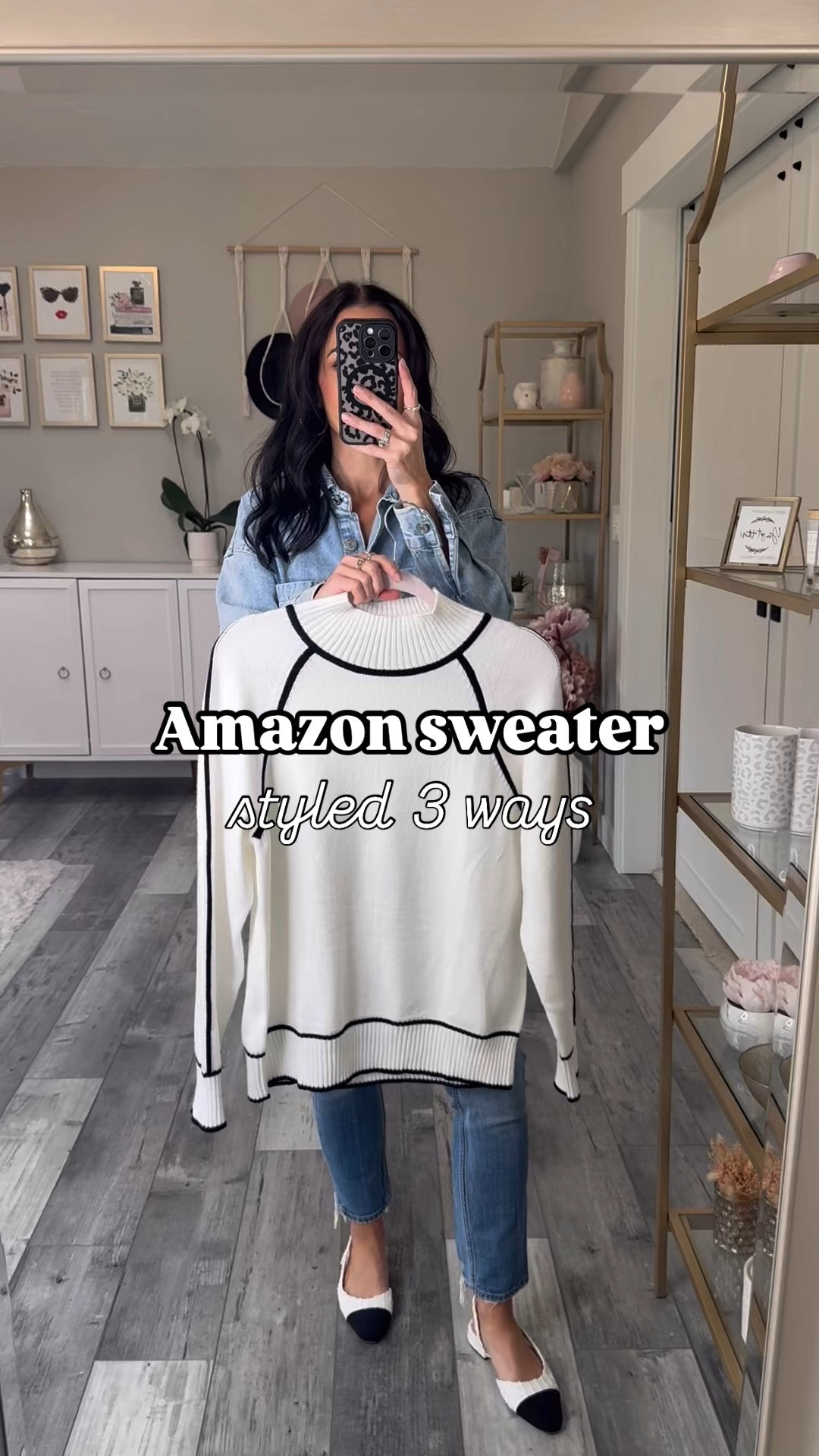 Fall Amazon sweater styled three ways. 

Wearing small in sweater and xs in pants and skirt and 25 short in jeans.

Amazon must haves, Amazon outfit, Amazon style, Amazon fashion, Amazon outfit, affordable style, women’s fashion, casual outfit inspo, Amazon outfit inspo, chic outfit, casual chic outfit, fall outfit, fall style, trendy outfit, fall sweater, comfy outfit, look for less, petite fashion, petite outfit, sweater weather , holiday outfit, date night outfit

#LTKWorkwear #LTKFindsUnder100 #LTKFindsUnder50