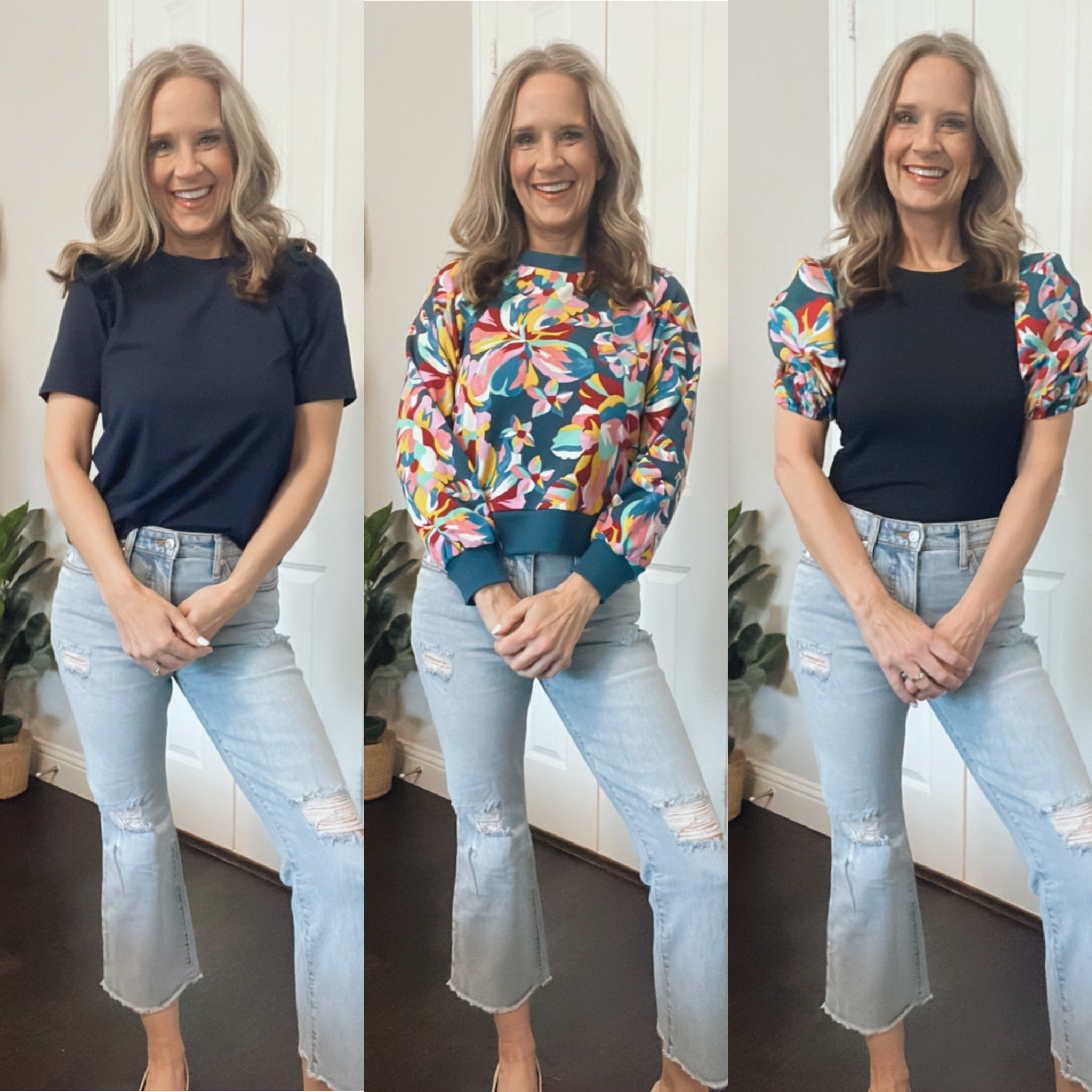 Spring fashion| Walmart fashion finds| over 40 fashion| mom style| chic casual| affordable fashion | spring tops| Sophia Vergara denim| 

#LTKSeasonal #LTKstyletip #LTKunder50