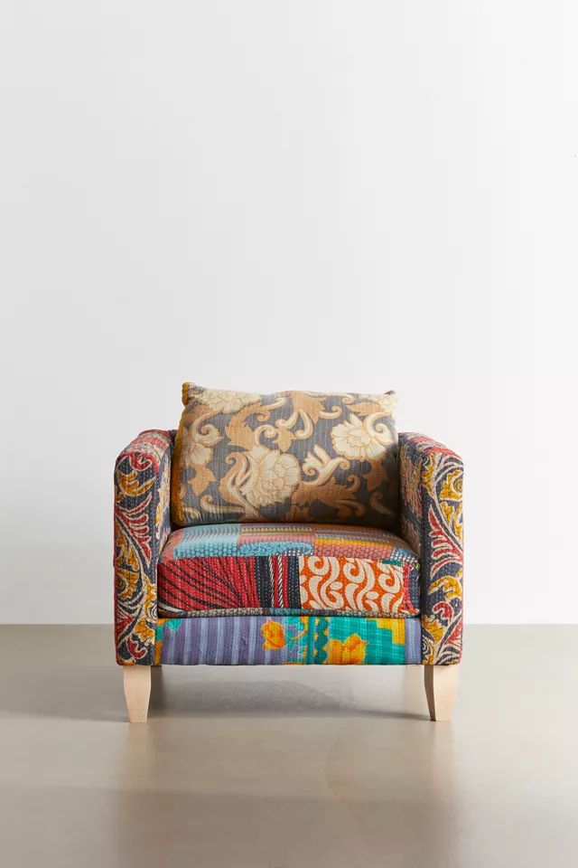 Urban Renewal One-Of-A-Kind Kantha Chair | Urban Outfitters (US and RoW)