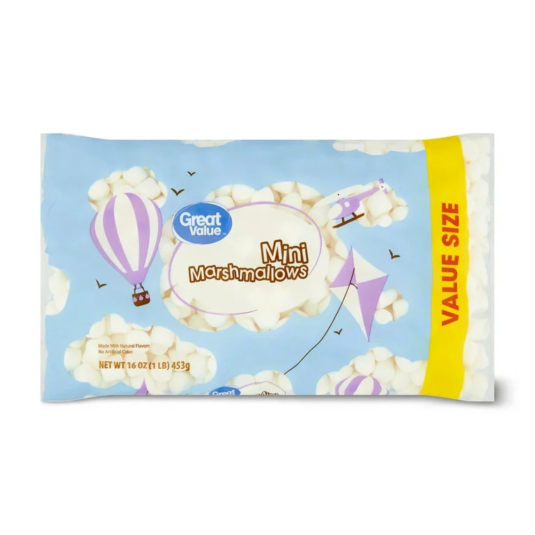 Great Value Mini Marshmallows Value Size, 16 oz | Walmart (US)