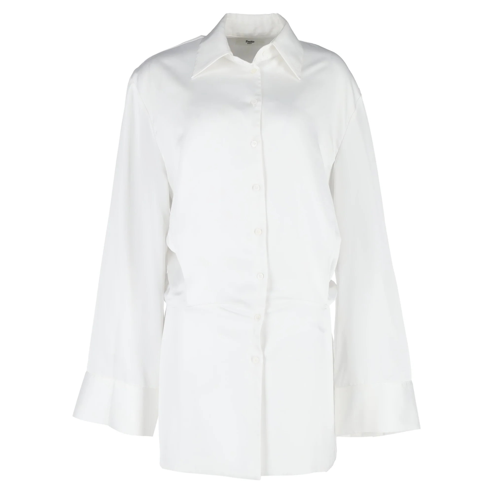 The Frankie Shop Oversized Shirt in White Cotton | Shop Simon