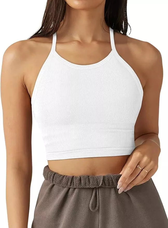 LASLULU Crop Tops Workout Tops … curated on LTK