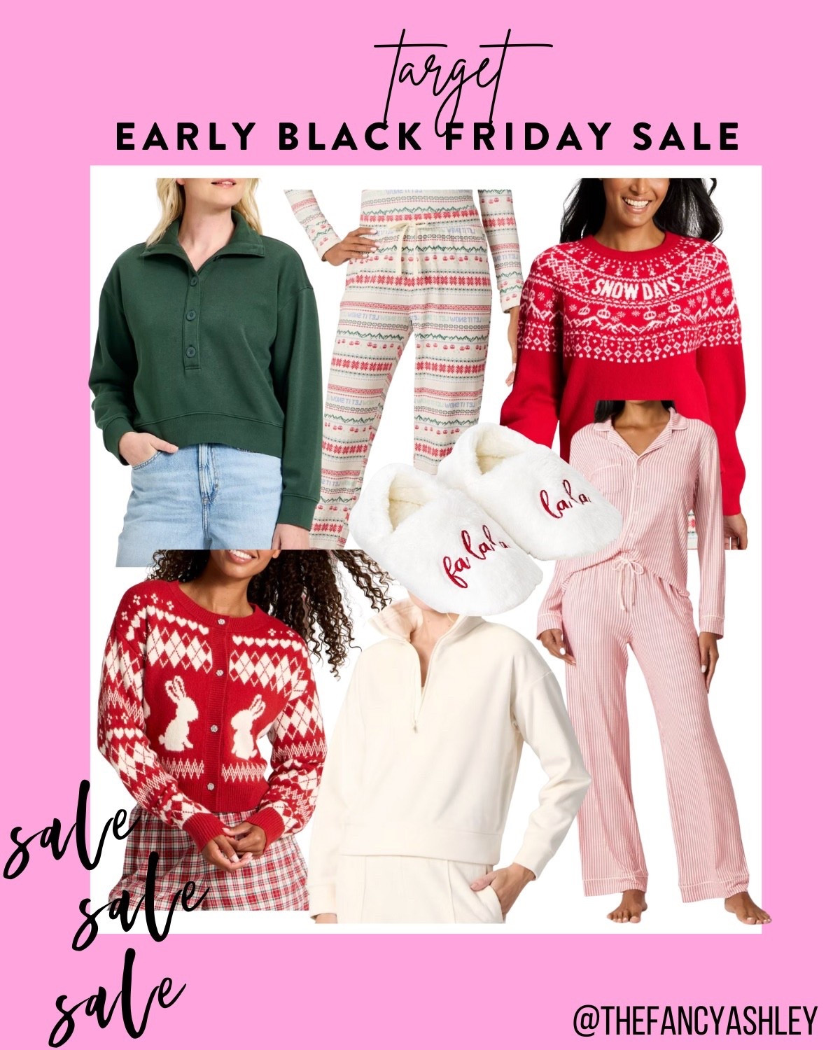 Target's early Black Friday sale! Save up to 40% on these cute holiday sweater and PJ finds. Perfect time to grab your cozy essentials for the season! Target Black Friday | holiday sweaters | Christmas pajamas | Target sale | cozy finds | festive sweaters | early deals | Target deals | holiday style | seasonal pajamas


#LTKSaleAlert #LTKFindsUnder50 #LTKHoliday