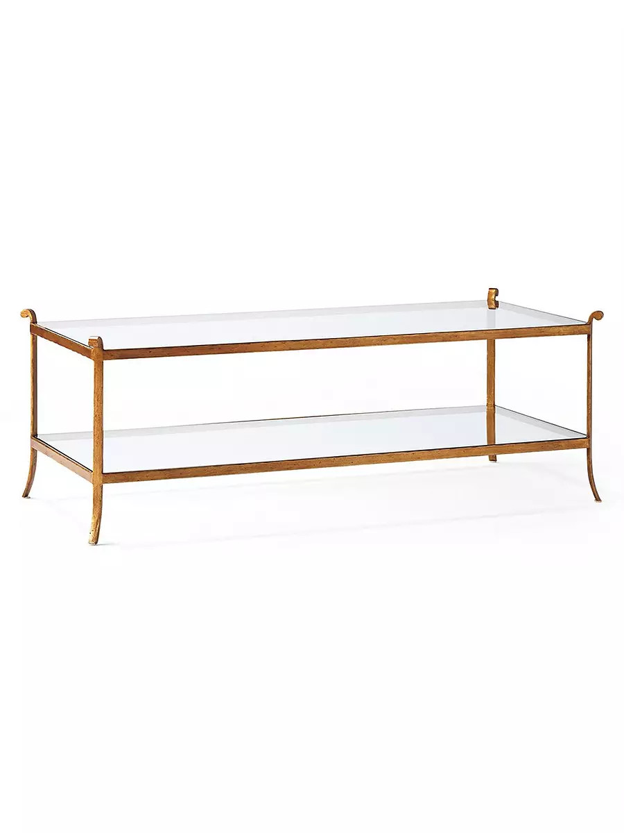 St. Germain Glass Coffee Table | Serena and Lily